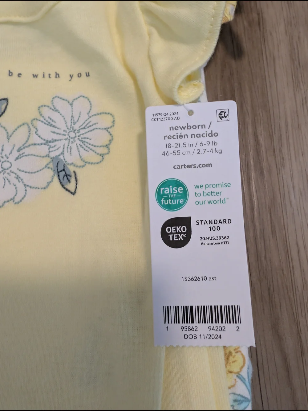 Carter's Colorful Floral Short-Sleeve Baby Bodysuits Pack of 5